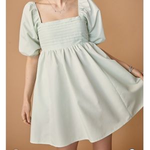 Lilya Babydoll Mini Dress